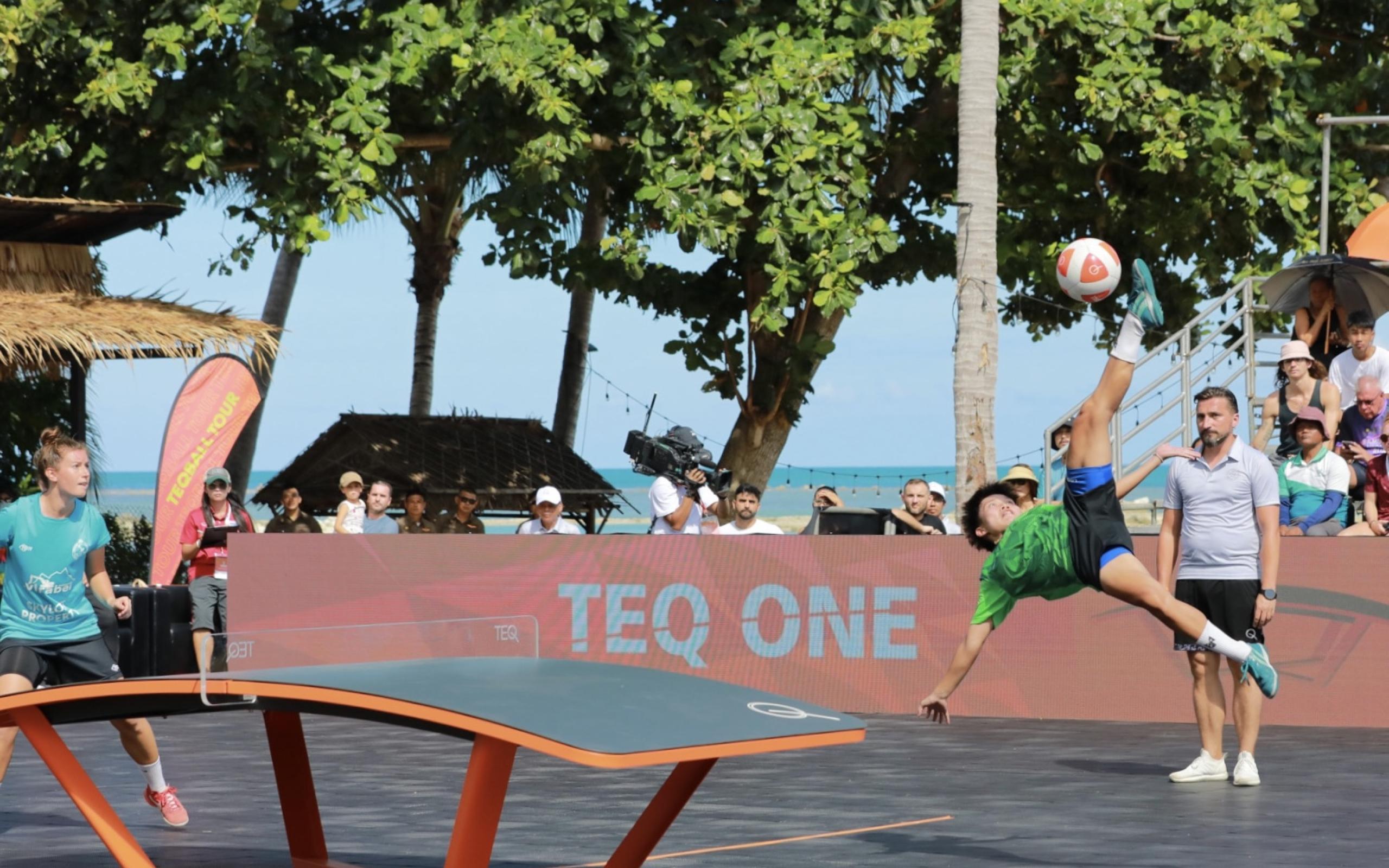 First-Ever Teqball Competition in Koh Samui